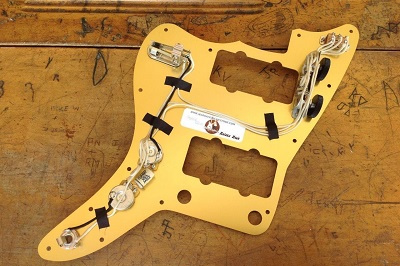 1959 Reproduction Gold Anodized Jazzmaster Wired Pickguard