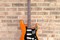 Custom Metallic Orange Strat