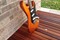 Custom Metallic Orange Strat