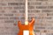 Custom Metallic Orange Strat