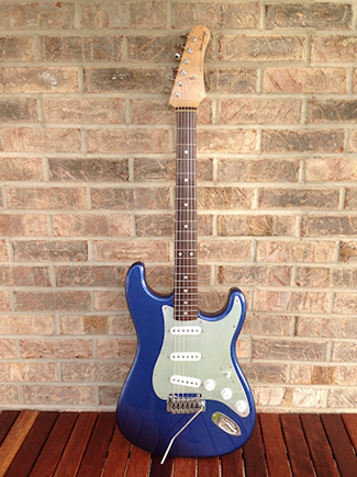 Custom Metallic Blue Strat