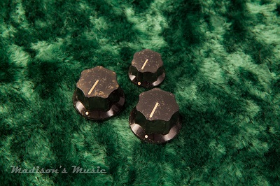 60's Era AGED Jazz Bass Knobs