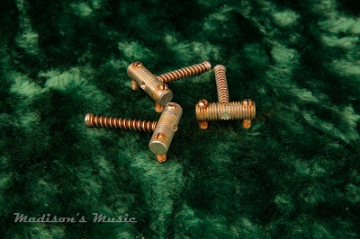 60's Era AGED Knurled Telecaster Saddles